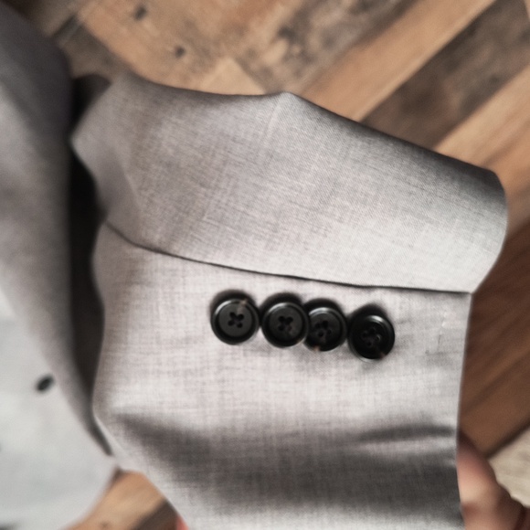 J.Crew Gray Wool Blazer Sport Coat Sz 40S Men - Picture 10 of 17